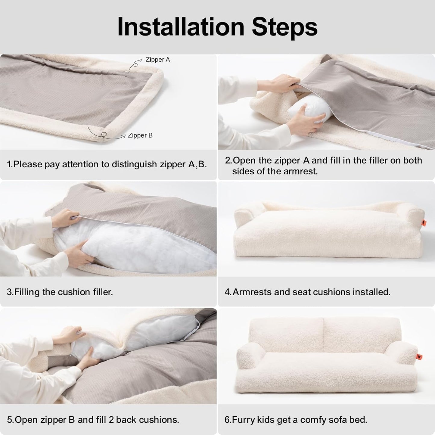 Gemütliches Haustiersofa