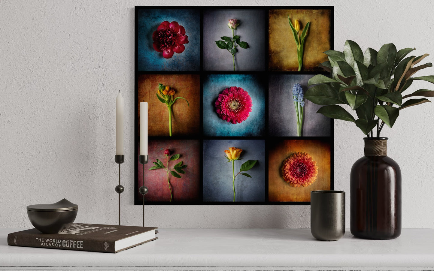 Bloom Study No. 01 - Nine Flowers