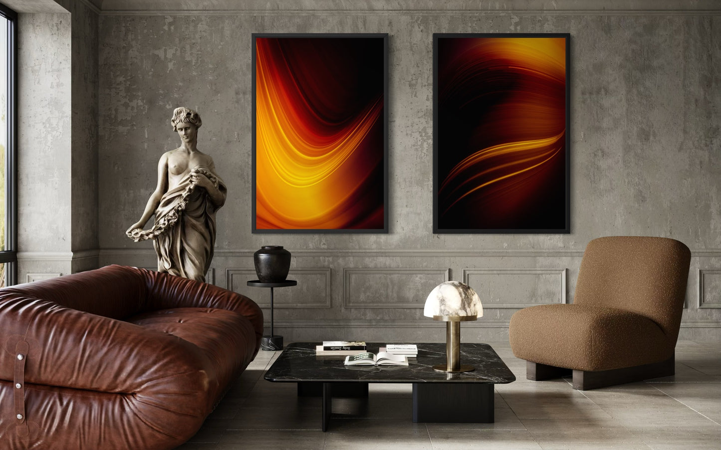 Liquid Currents: Crimson
