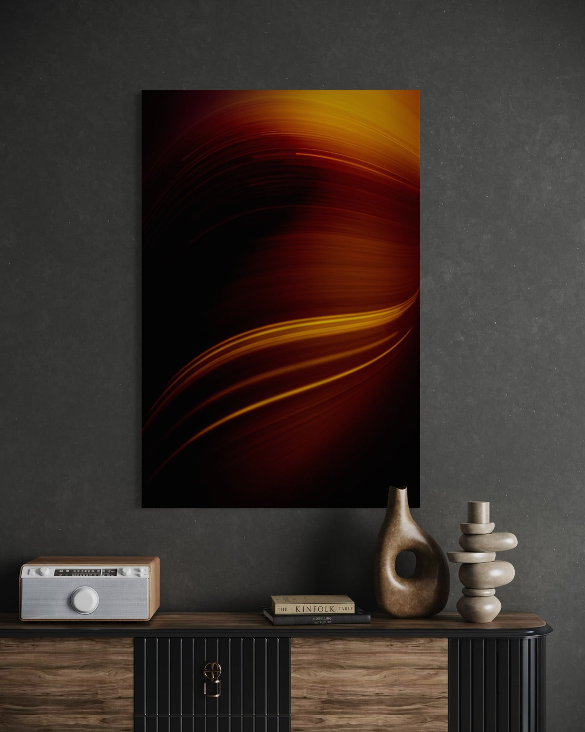 Liquid Currents: Crimson